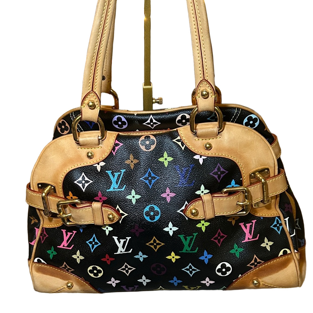 314. Louis Vuitton Claudia in Black Murakami w/coa